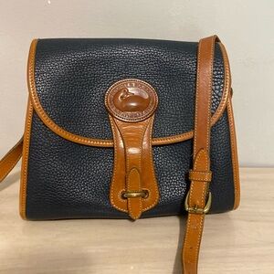 Dooney & Bourke Vintage Black Leather Essex Bag